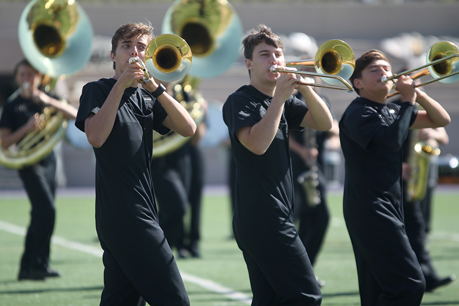 Blue band presented superior one rating at Central States Marching