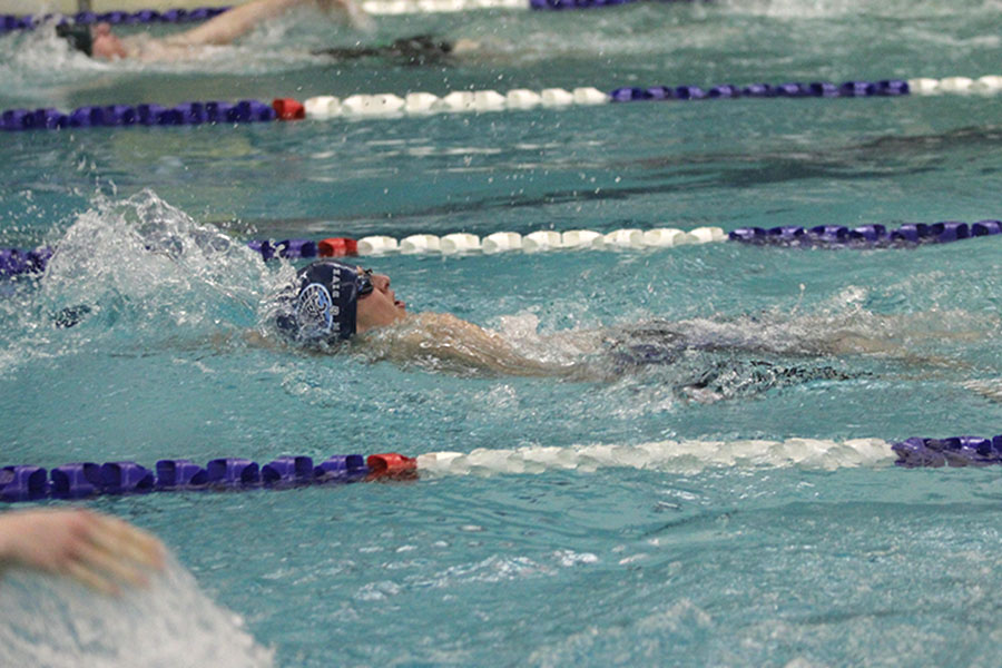 Boys swim places second at meet hosted by Olathe South – Mill Valley News