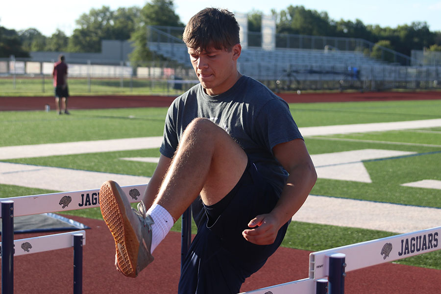 New construction has displaced strength and conditioning students to the field house