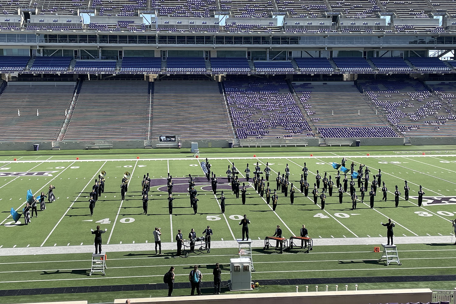 Band earns a one rating at Central States Marching Festival Mill