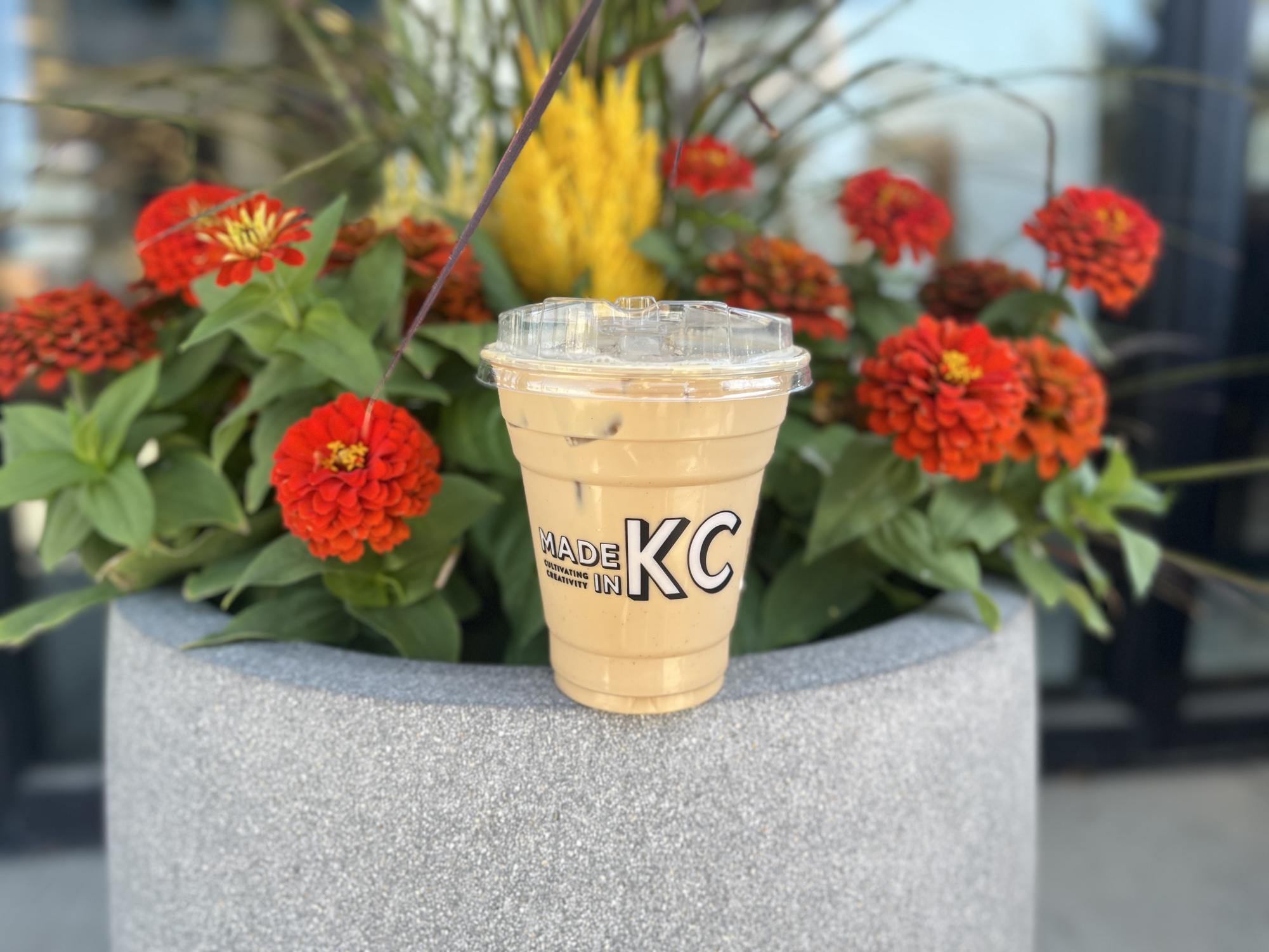 Made in KC Cafe Iced Pumpkin Spice Latte