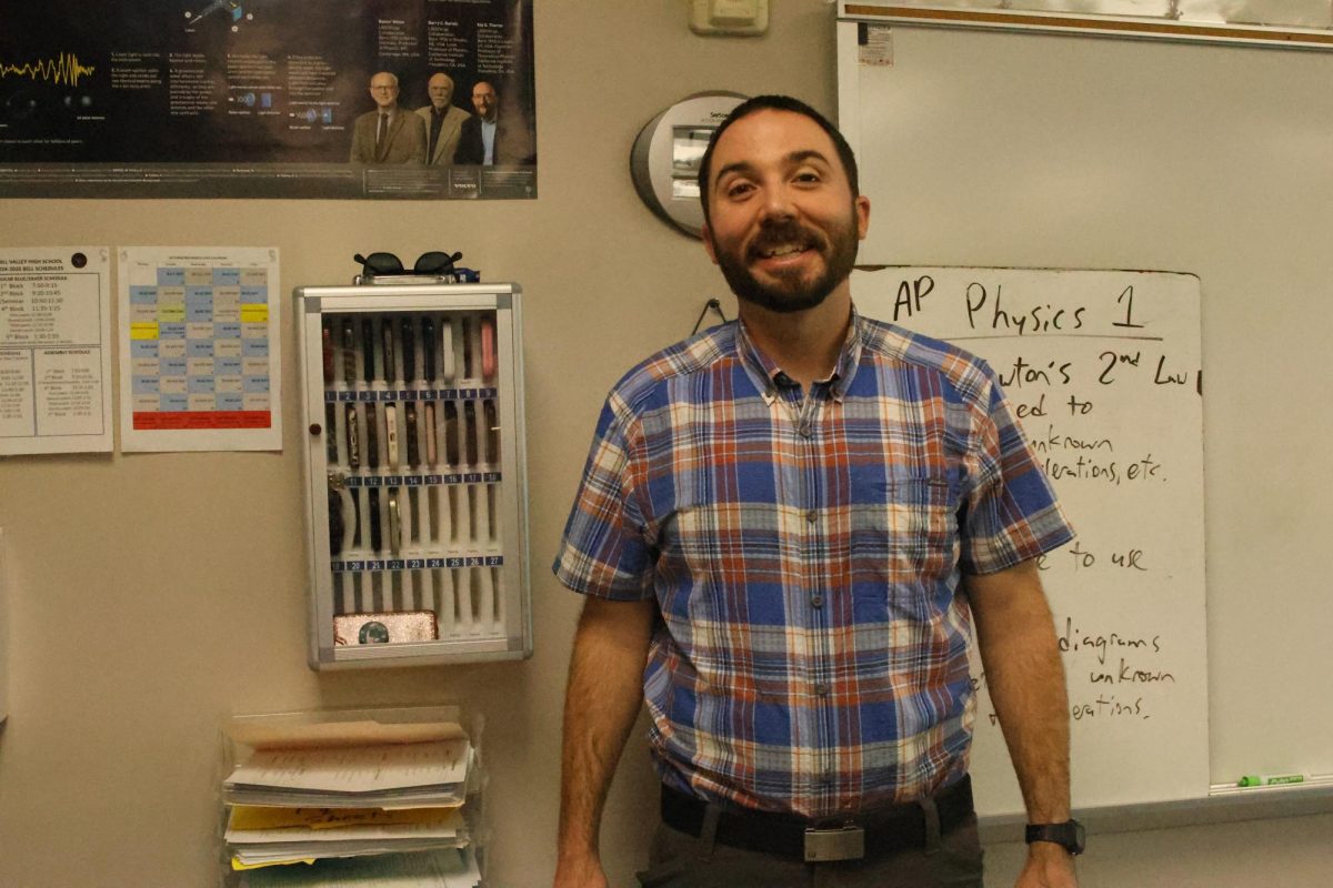 Mr. Johnston believes that phones should be put up during class time. 