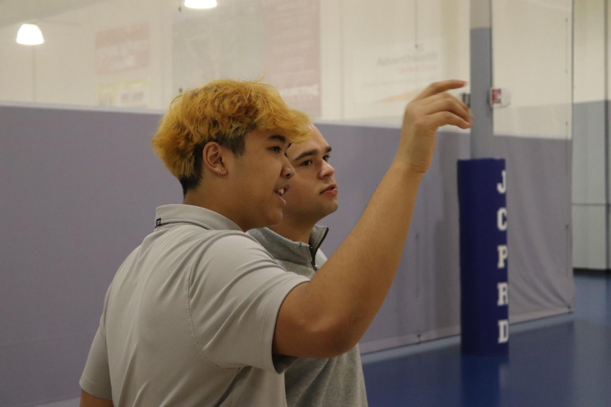 Seniors Jaikub Srivisay and Zach Zaldivar finding a new approach to the game.