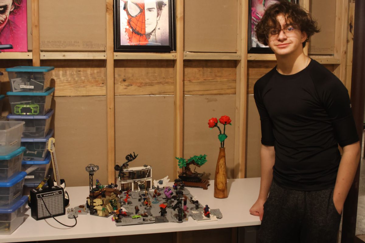 With 42 lego sets, freshman Jack Tracy has built anything from his own sets to music sets and even plants, Thursday, Jan. 30.