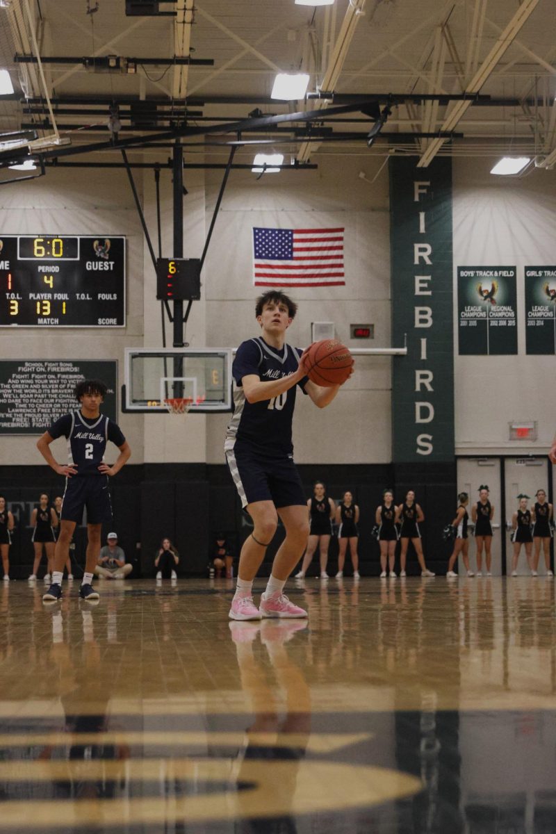 Junior Jack Carpenter looks to make a free throw